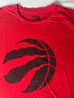 NBA Toronto Raptors Red T-Shirt Boys Size XL